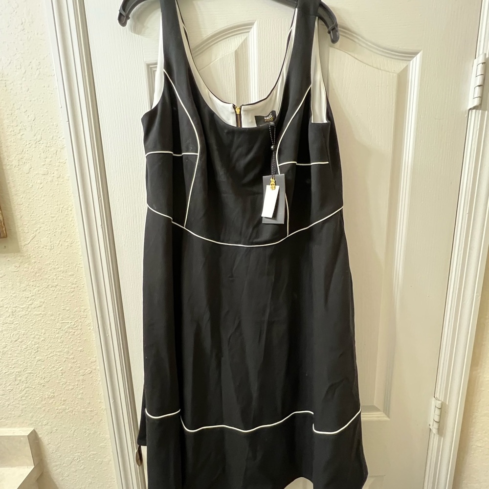 Plus size ABS Alan Swartz cocktail dress